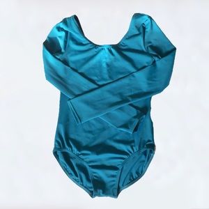 Balera Long Sleeve Scoop Neck Leotard for Dance